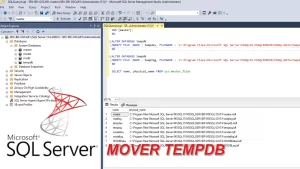 Como mover la tempdb de sql server